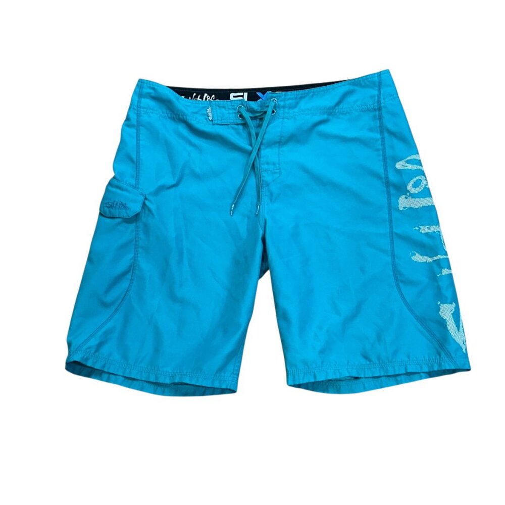 Salt Life SLX-QD Stealth Bomerz Board Shorts Bathing Swim Suit Trunks Size‎ 36